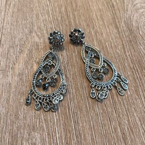 Rhinestone cocktail chandelier Earrings